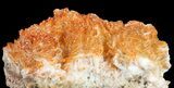 Red Vanadinite Crystals on Barite - Morocco #60773-1